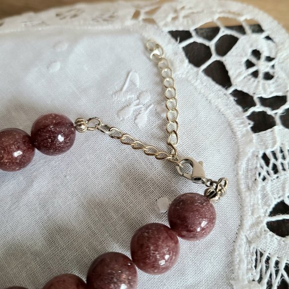 Muscovite necklace/choker. - Picture 2 of 5
